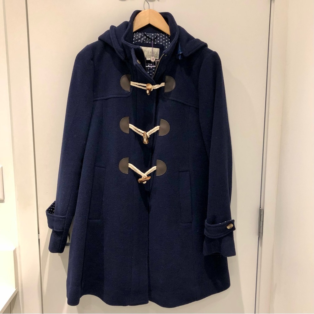 Kimi & Kai Maternity ‘Paisley’ Wool Duffel Coat - Size XS